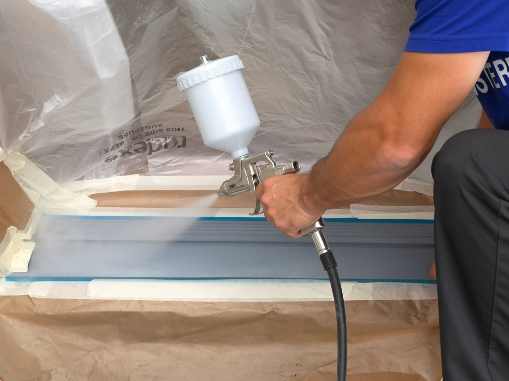 Udbedring af skader og lakering af bundstykker